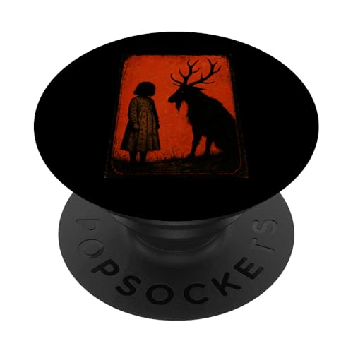 Satanic Girl Demonic Goat Woods Forest Occult Goth 666 PopSockets Klebender PopGrip Satanic Girl Demonic Goat Woods Forest Occult Goth 666 PopSockets Klebender PopGrip von Creepy Girl Baphomet Goat Horror Scene Aesthetic