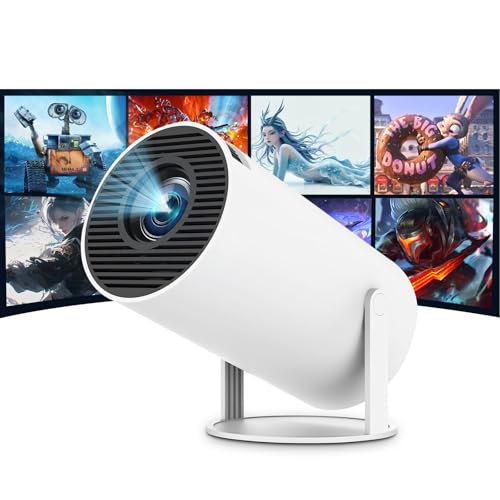 HY300 Pro Mini Portable Projector, Smart Projector Auto Horizontal Correction 720P 4K, Brightness 160 ANSI Outdoor Movie Projector Compatible with Phone, Wi-Fi 6 Bluetooth 5.2 Android 11 HY300 Pro Mini Portable Projector, Smart Projector Auto Horizontal Correction 720P 4K, Brightness 160 ANSI Outdoor Movie Projector Compatible with Phone, Wi-Fi 6 Bluetooth 5.2 Android 11 von Crelander