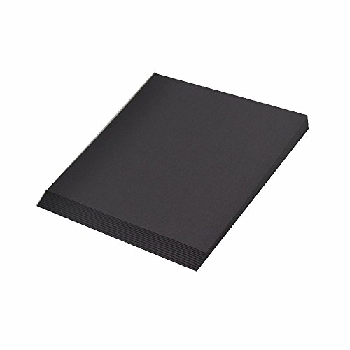Fotokarton schwarz 300g/m², 50x70cm, 10 Bogen/Blätter von Creleo