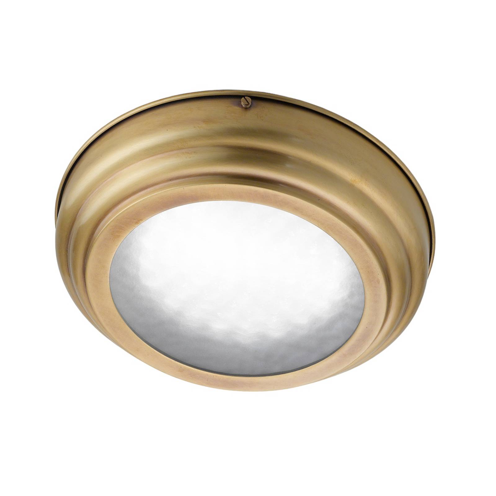 LED-Deckenleuchte Scirocco 30cm, messing satiniert LED-Deckenleuchte Scirocco 30cm, messing satiniert von Cremasco