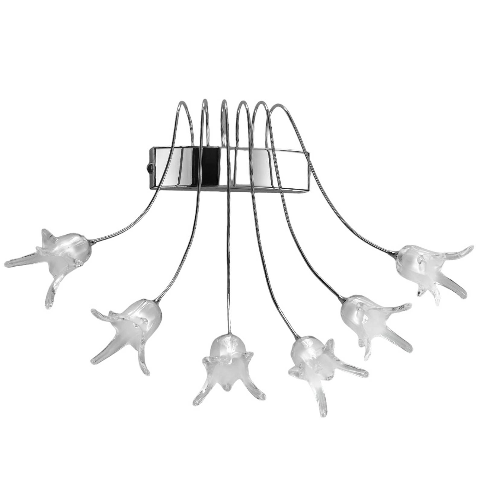 Wandlampe 7130 chrom 6-flg. Wandlampe 7130 chrom 6-flg. von Cremasco