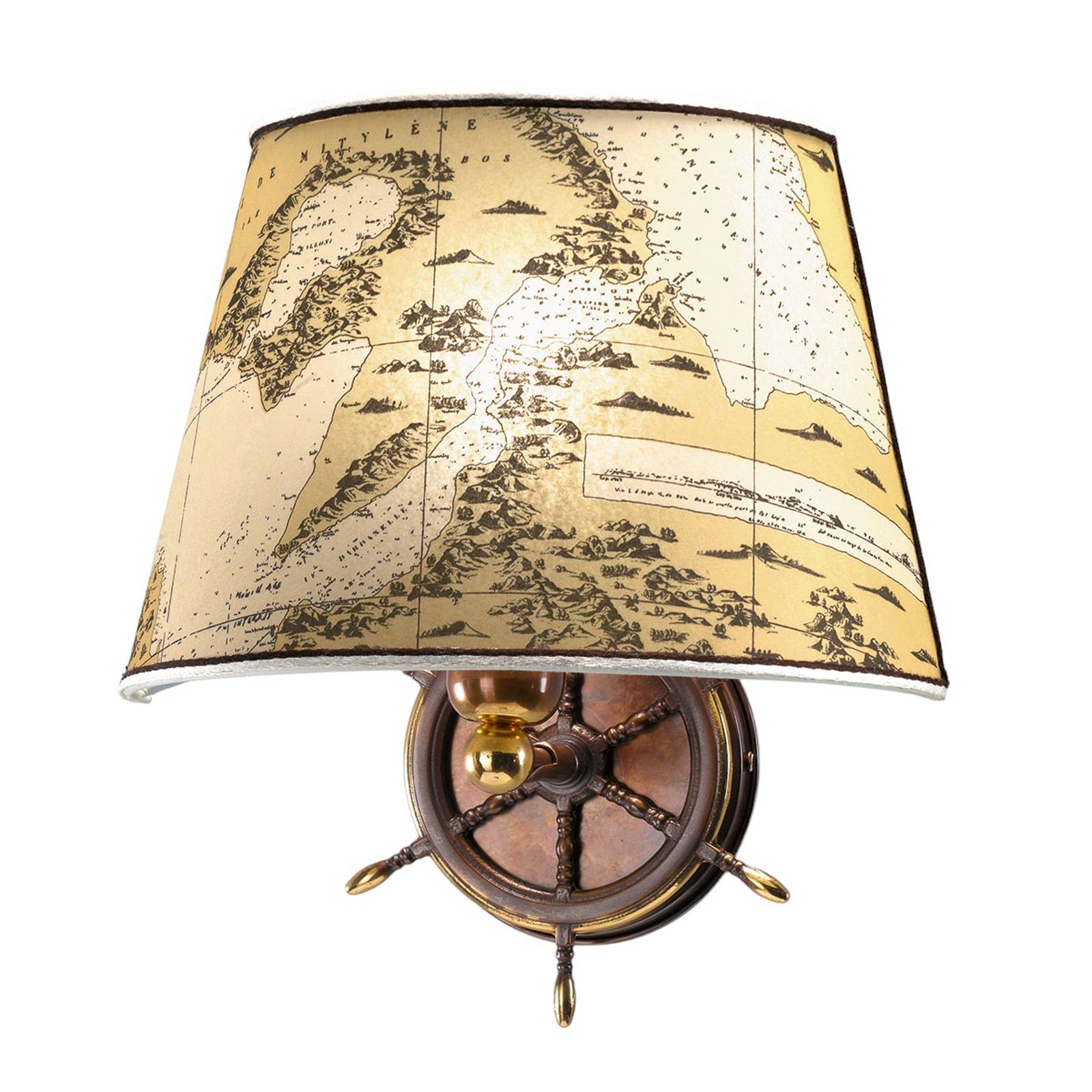 Wandleuchte Nautica 1-flammig 30 cm mit Ruder Wandleuchte Nautica 1-flammig 30 cm mit Ruder von Cremasco