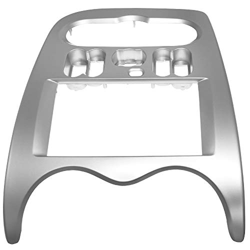Autoradio-Blende, Passend Passend für Renault Logan SANDERO Dacia Duster Double 2 Din Autoradio Fascia Rahmenplattenmontage Dash Installations Trim Kit(178x102mm) von Crepundia