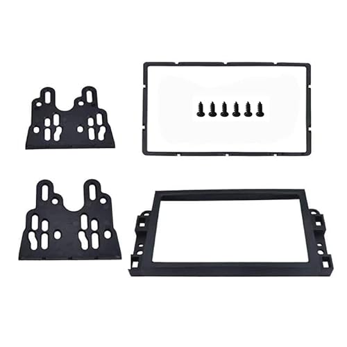 Autoradio Einbaurahmen Universal,Rahmen Autoradio 2 DIN-Autoradio-Rahmen Faszien-Panel Radio-Stereo DVD Player INSTALLIEREN TRIMP-Panel-Kit Passend für Chevrolet Aveo/Lova/Captiva/Epica von Crepundia