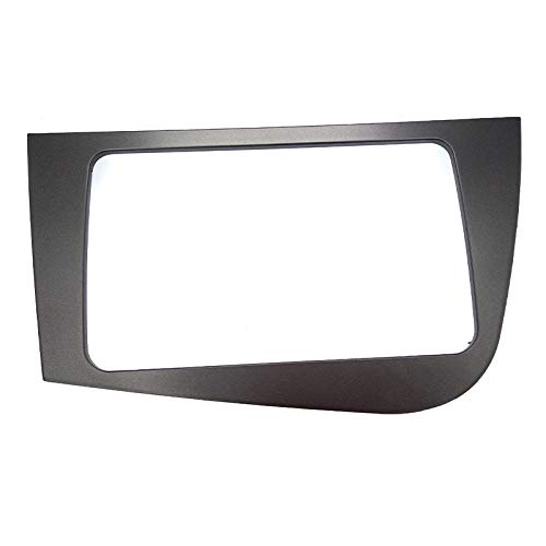 Autoradio Einbaurahmen Universal,Rahmen Autoradio Doppelt 2. LÄRM Auto DVD Frame Radio Fascia for Sitz Leon LHD Linker Handantrieb Stereo Gesichtsplatte Rahmen Radio Panel Dash Mount Kit von Crepundia