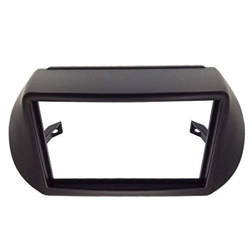 Autoradio Einbaurahmen Universal,Rahmen Autoradio Passend für FIAT Fiorino 2Din o Panel DVD Navigationsplan Rahmen Auto Fascias Stereo-Radio-Funkgerät von Crepundia