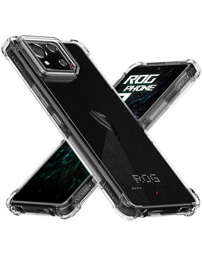 Cresee Hülle für ASUS ROG Phone 9 / ROG Phone 9 Pro, Transparent Case Handyhülle mit Verstärkte Ecken Schutzhülle Dünn Weich Cover Stoßfest Bumper für ROG Phone 9/9 Pro, Clear Cresee Hülle für ASUS ROG Phone 9 / ROG Phone 9 Pro, Transparent Case Handyhülle mit Verstärkte Ecken Schutzhülle Dünn Weich Cover Stoßfest Bumper für ROG Phone 9/9 Pro, Clear von Cresee