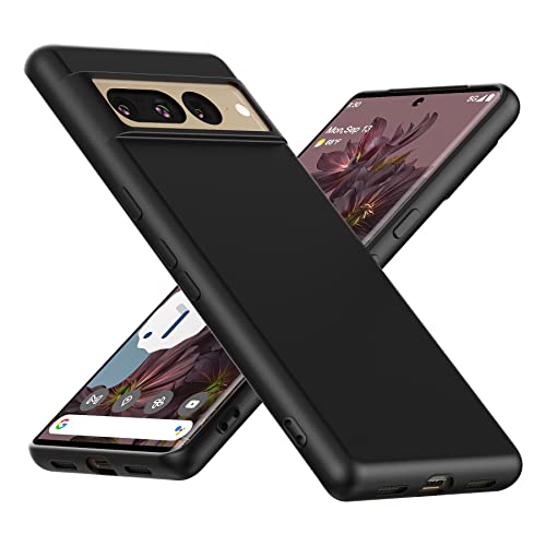 Cresee Hülle für Google Pixel 7 Pro (Nicht für Pixel 7) TPU Case Handyhülle Dünn Schutzhülle Stoßfest Cover für Pixel 7 Pro (2022) Schwarz von Cresee