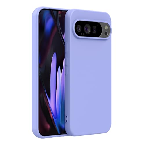 Cresee Hülle für Google Pixel 9 Pro XL, TPU Case Handyhülle mit Weiche Innenschicht Dünn Schutzhülle Stoßfest Cover für Pixel 9 Pro XL, Lavendel von Cresee