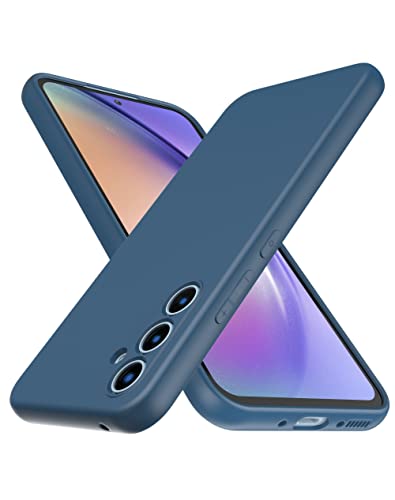 Cresee Hülle für Samsung Galaxy A54 5G, TPU Case Handyhülle mit [Kamera Schutz] [Weiche Innenschicht] Dünn Schutzhülle Stoßfest Cover für Galaxy A54, Blau von Cresee