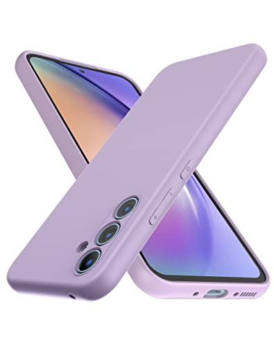 Cresee Hülle für Samsung Galaxy A54 5G, TPU Case Handyhülle mit [Kamera Schutz] [Weiche Innenschicht] Dünn Schutzhülle Stoßfest Cover für Galaxy A54, Flieder von Cresee