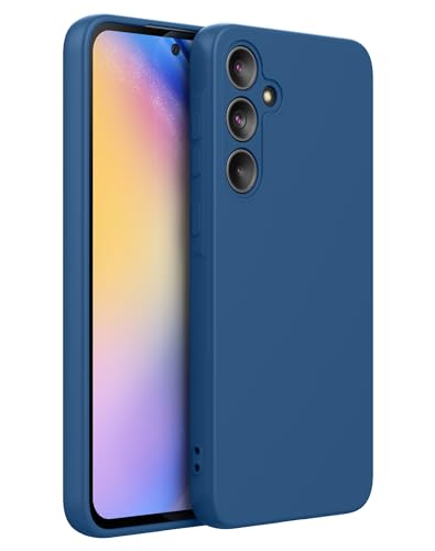 Cresee Hülle für Samsung Galaxy A55 5G, TPU Case Handyhülle mit [Kamera Schutz] [Weiche Innenschicht] Dünn Schutzhülle Stoßfest Cover für Galaxy A55, Blau von Cresee