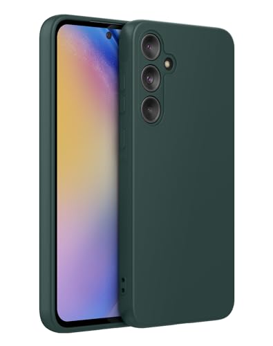 Cresee Hülle für Samsung Galaxy A55 5G, TPU Case Handyhülle mit [Kamera Schutz] [Weiche Innenschicht] Dünn Schutzhülle Stoßfest Cover für Galaxy A55, Grün von Cresee