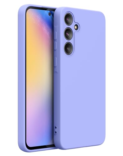 Cresee Hülle für Samsung Galaxy A55 5G, TPU Case Handyhülle mit [Kamera Schutz] [Weiche Innenschicht] Dünn Schutzhülle Stoßfest Cover für Galaxy A55, Lavendel von Cresee