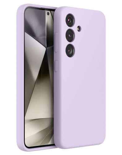 Cresee Hülle für Samsung Galaxy S24 (6.2 Zoll) Silikon Case Handyhülle mit [Kamera Schutz] [Weiche Innenschicht] Dünn Schutzhülle Stoßfest Cover für Galaxy S24, Lavendel von Cresee