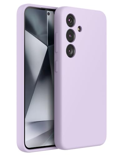 Cresee Hülle für Samsung Galaxy S24 Plus (6.7 Zoll) Silikon Case Handyhülle mit [Kamera Schutz] [Weiche Innenschicht] Dünn Schutzhülle Stoßfest Cover für Galaxy S24+, Lavendel von Cresee
