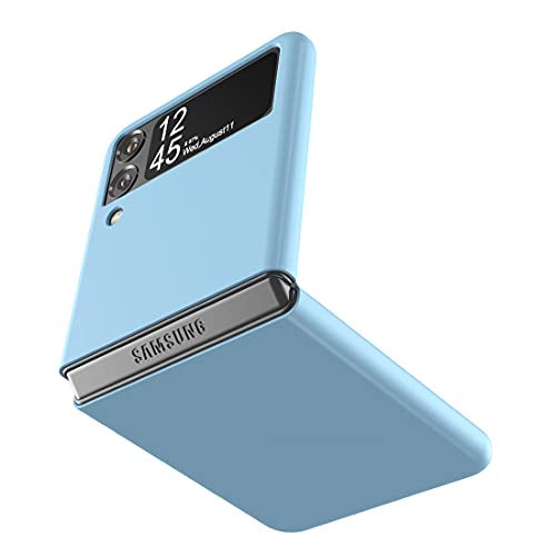 Cresee Hülle für Samsung Galaxy Z Flip 3 5G, Dünne Matte PC Case Handyhülle Schutzhülle Cover für Galaxy Z Flip3 2021, Blau von Cresee