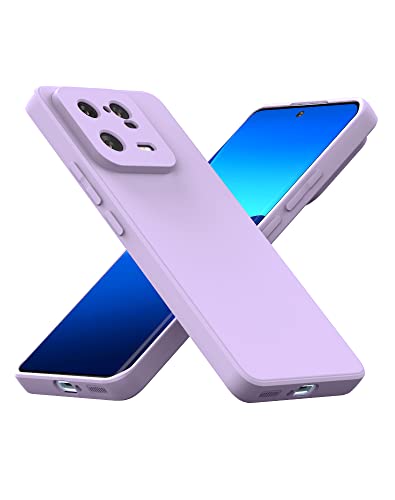 Cresee Hülle für Xiaomi 13 Pro 5G (Nicht für 13) TPU Case Handyhülle mit [Kamera Schutz] [Weiche Innenschicht] Dünn Schutzhülle Stoßfest Cover für Xiaomi 13 Pro, Flieder von Cresee