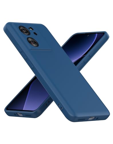 Cresee Hülle für Xiaomi 13T / Xiaomi 13T Pro, TPU Case Handyhülle mitWeiche Innenschicht Dünn Schutzhülle Stoßfest Cover für Xiaomi 13T/13T Pro, Blau von Cresee