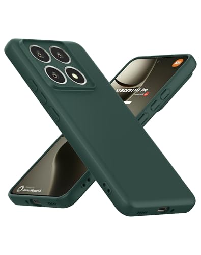 Cresee Hülle für Xiaomi 14T Pro, TPU Case Handyhülle mit [Kamera Schutz] [Weiche Innenschicht] Dünn Schutzhülle Stoßfest Cover für Xiaomi 14T Pro, Grün von Cresee