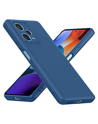 Cresee Hülle für Xiaomi Redmi Note 12 Pro Plus 5G (Note 12 Pro+) TPU Case Handyhülle mit [Kamera Schutz] [Weiche Innenschicht] Dünn Schutzhülle Stoßfest Cover für Redmi Note 12 Pro+ 5G, Blau von Cresee