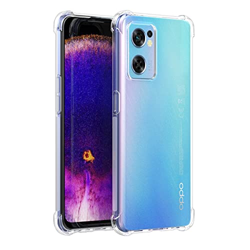 Cresee Kompatibel mit Oppo Find X5 Lite 5G Hülle Case, Transparente Handyhülle mit Verstärkte Ecken Schutzhülle Dünn Weich Cover Stoßfest Bumper für Find X5 Lite, Transparent Cresee Kompatibel mit Oppo Find X5 Lite 5G Hülle Case, Transparente Handyhülle mit Verstärkte Ecken Schutzhülle Dünn Weich Cover Stoßfest Bumper für Find X5 Lite, Transparent von Cresee