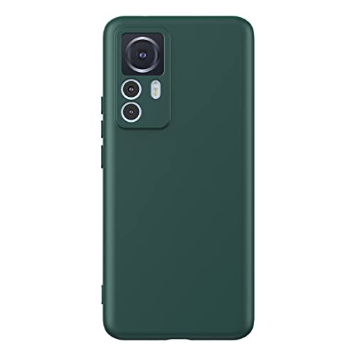 Cresee für Xiaomi 12T 5G Hülle (Nicht für 12T Pro) TPU Silikon Case Handyhülle mit [Kamera Schutz] [Weiche Innenschicht] Dünn Schutzhülle Stoßfest Cover für Xiaomi 12T (2022) Grün von Cresee