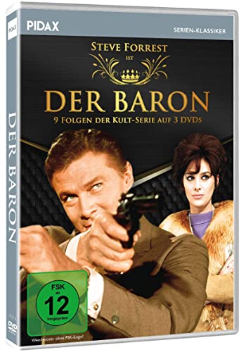 Der Baron / Neun Folgen der Kult-Serie mit Steve Forrest (Pidax Serien-Klassiker) [3 DVDs] von Crest Movies (Pidax Serien-Klassiker)