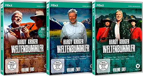 Der Weltenbummler - Die komplette Serie der spannenden Reportage-Reihe - Hardy Krüger [9 DVDs] von Crest Movies (Pidax Serien-Klassiker)