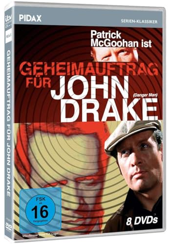 Geheimauftrag für John Drake (Danger Man) / 39 Folgen der kultigen Agentenserie mit Patrick McGoohan [8 DVDs] von Crest Movies (Pidax Serien-Klassiker)