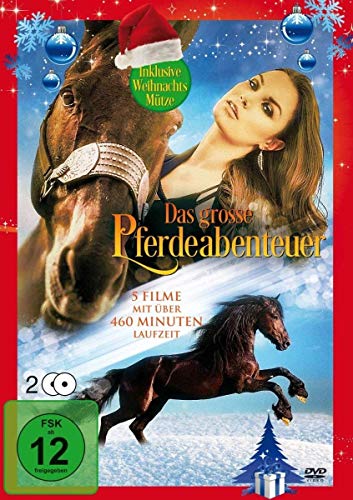Das grosse Pferdeabenteuer - 5 Filme - mit Weihnachts-Mütze [2 DVDs] von Crest Movies
