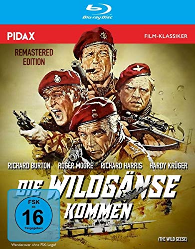 Die Wildgänse kommen - Remastered Edition (The Wild Geese) / Spektakuläre Söldner-Action mit Weltstarbesetzung in brillanter HD-Qualität (Pidax Film-Klassiker) [Blu-ray] von Crest Movies