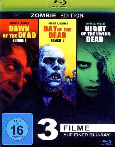 George A. Romero : Dawn of the Dead - Day of the Dead - Night of the living Dead (3Filme) [Blu-ray] von Crest Movies