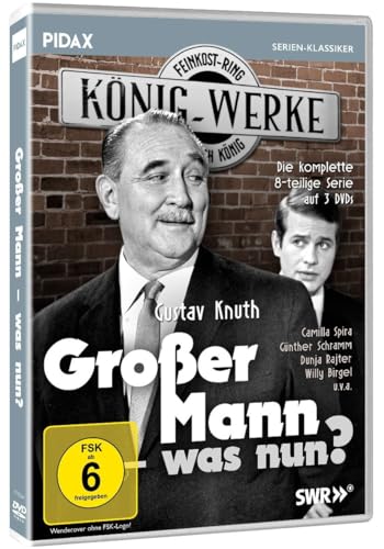 Großer Mann - was nun? / Die komplette 8-teilige Kultserie mit Gustav Knuth (Pidax Serien-Klassiker) [3 DVDs] von Crest Movies