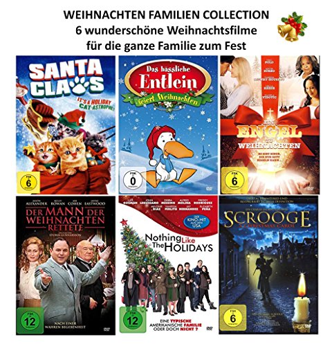 Weihnachten Familien Collection (6 wunderschöne Weihnachtsfilme für die ganze Familie zum Fest) [6 DVDs] von Crest Movies