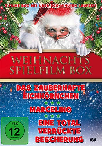 Weihnachten Spielfilm Box ( Inhalt: Das zauberhafte Eichhörnchen - Marcelino - Eine total verrückte Bescherung ) von Crest Movies