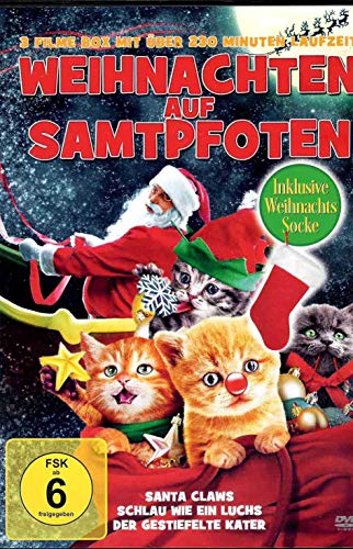 Weihnachten auf Samtpfoten - 3 Filme inklusive Weihnachts-Socke von Crest Movies