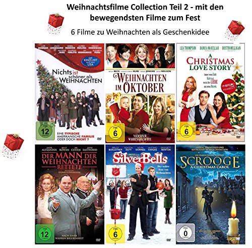 Weihnachtsfilme Collection Teil 2 - mit den bewegendsten Filme zum Fest [6 DVDs] von Crest Movies