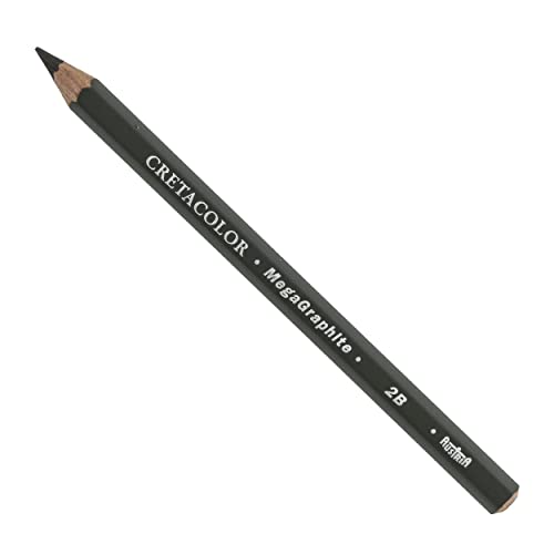 Cretacolor MegaGraphit-Bleistift, 2B, Graphit von CRETACOLOR
