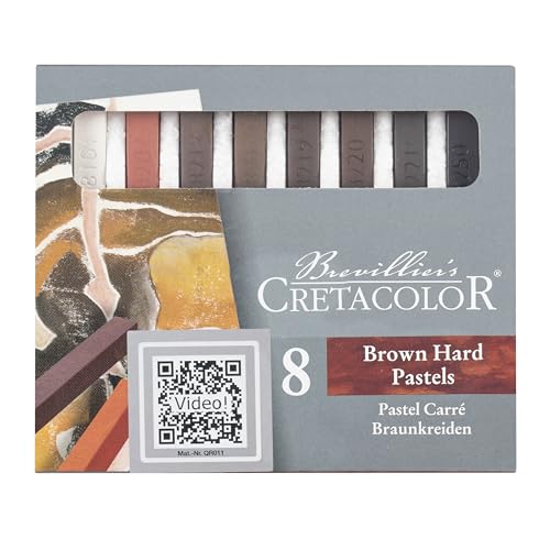 Cretacolor Set Braunkreide, sortiert, 8er Kartonetui von Cretacolor