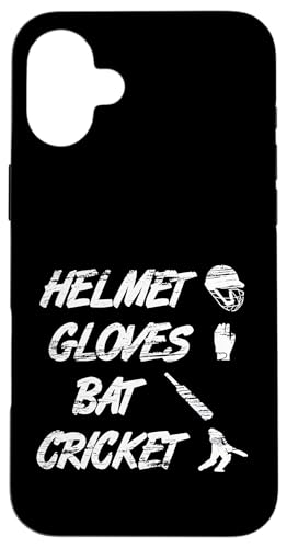 Batsman Zitat Cricketspieler Gentleman's Game Hülle für iPhone 16 Plus Batsman Zitat Cricketspieler Gentleman's Game Hülle für iPhone 16 Plus von Cricket Sport Lover Gifts