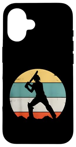 Cricket Batsman Vintage Retro Teig Geschenke für Cricket-Liebhaber Hülle für iPhone 16 Cricket Batsman Vintage Retro Teig Geschenke für Cricket-Liebhaber Hülle für iPhone 16 von Cricket Sport Lover Gifts