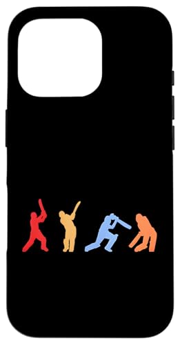 Cricket-Geschenke, Retro-Vintage-Farben, Cricket-Spieler Hülle für iPhone 16 Pro Cricket-Geschenke, Retro-Vintage-Farben, Cricket-Spieler Hülle für iPhone 16 Pro von Cricket Sport Lover Gifts