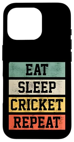 Cricket Retro Vintage Spieler Trainer Geschenke für Sportliebhaber Hülle für iPhone 16 Pro Cricket Retro Vintage Spieler Trainer Geschenke für Sportliebhaber Hülle für iPhone 16 Pro von Cricket Sport Lover Gifts