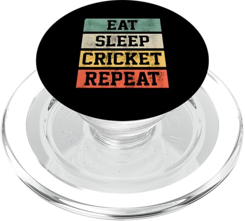 Cricket Retro Vintage Spieler Trainer Geschenke für Sportliebhaber PopSockets PopGrip für MagSafe Cricket Retro Vintage Spieler Trainer Geschenke für Sportliebhaber PopSockets PopGrip für MagSafe von Cricket Sport Lover Gifts