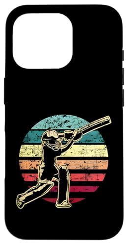 Cricket-Spiel im Retro-Stil, Vintage-Stil, Cricketspieler, Cricket-Batting Hülle für iPhone 16 Pro Cricket-Spiel im Retro-Stil, Vintage-Stil, Cricketspieler, Cricket-Batting Hülle für iPhone 16 Pro von Cricket Sport Lover Gifts