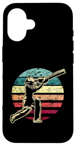 Cricket-Spiel im Retro-Stil, Vintage-Stil, Cricketspieler, Cricket-Batting Hülle für iPhone 16 Cricket-Spiel im Retro-Stil, Vintage-Stil, Cricketspieler, Cricket-Batting Hülle für iPhone 16 von Cricket Sport Lover Gifts