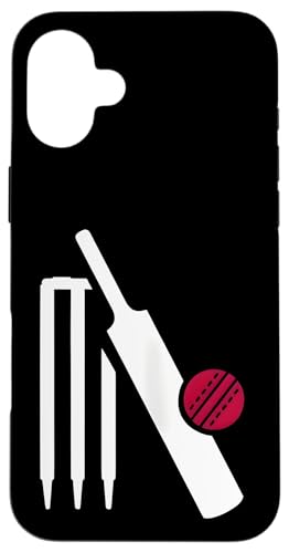 Cricketschläger-Stümpfe, Geschenke für Cricket-Liebhaber Hülle für iPhone 16 Plus Cricketschläger-Stümpfe, Geschenke für Cricket-Liebhaber Hülle für iPhone 16 Plus von Cricket Sport Lover Gifts