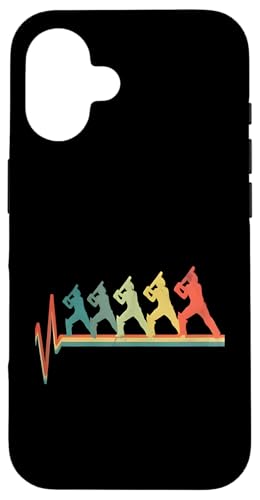 Cricketspieler Geschenke für Cricketspieler Herzschlag Hülle für iPhone 16 Cricketspieler Geschenke für Cricketspieler Herzschlag Hülle für iPhone 16 von Cricket Sport Lover Gifts