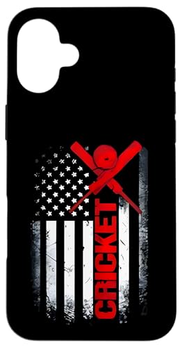 Distressed Cricket Batsman USA Amerikanische Flagge Vintage Teig Hülle für iPhone 16 Plus Distressed Cricket Batsman USA Amerikanische Flagge Vintage Teig Hülle für iPhone 16 Plus von Cricket Sport Lover Gifts
